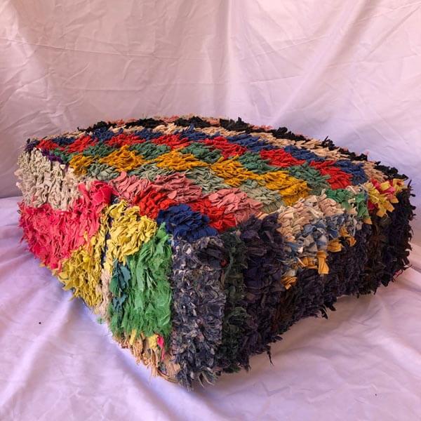 Colorful Berber Poufs