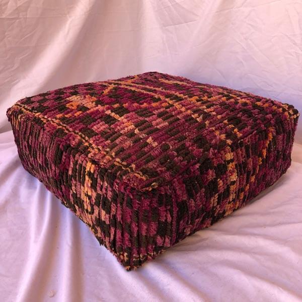 Vintage Purple Poufs