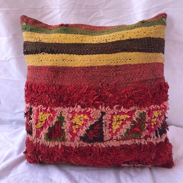 vintage red cushions-pillows-