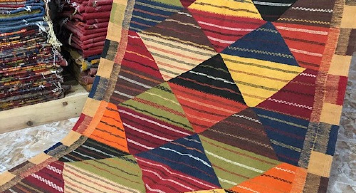 colourful moroccan rug